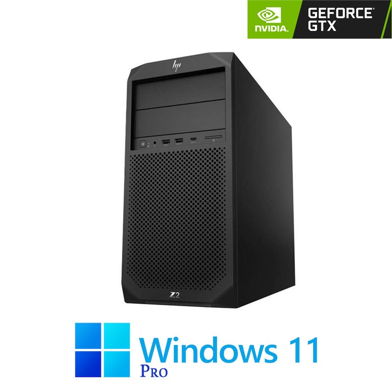 Calculatoare Gaming HP Z2 G4 Tower, Hexa Core i7-8700, 16GB, GTX 1070 8GB, Win 11 Pro