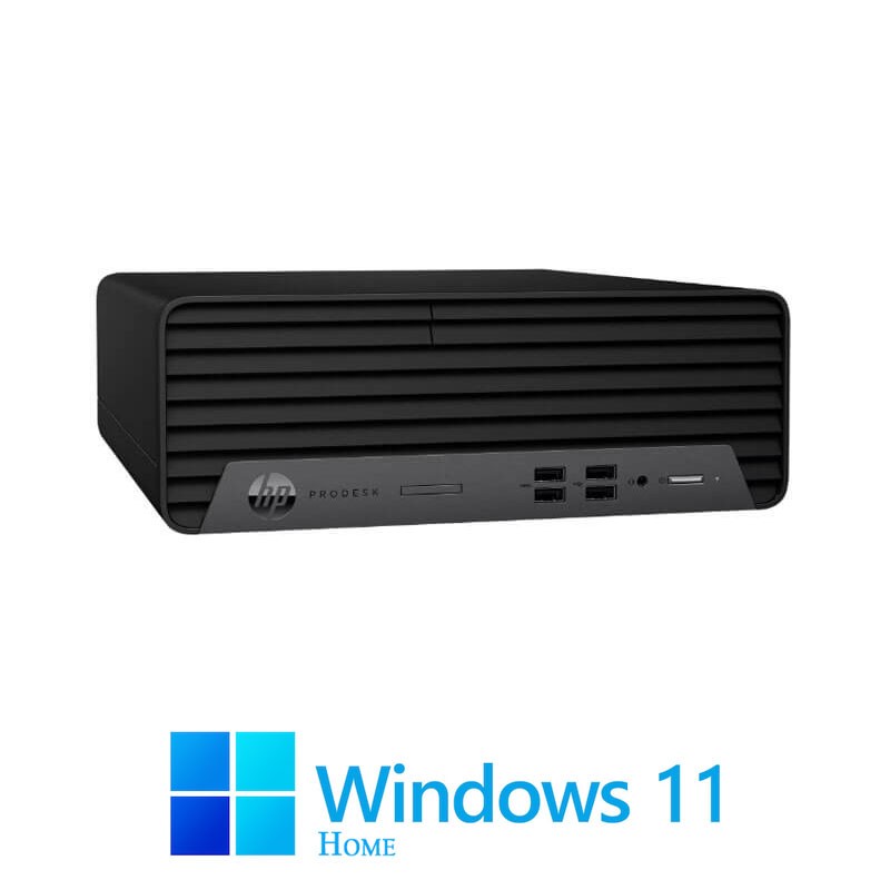 Calculatoare HP ProDesk 400 G7 SFF, Hexa Core i5-10500, 16GB DDR4, SSD, Win 11 Home