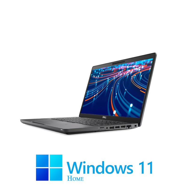 Laptop Dell Latitude 5400, Quad Core i5-8365U, SSD, Display NOU FHD, Win 11 Home