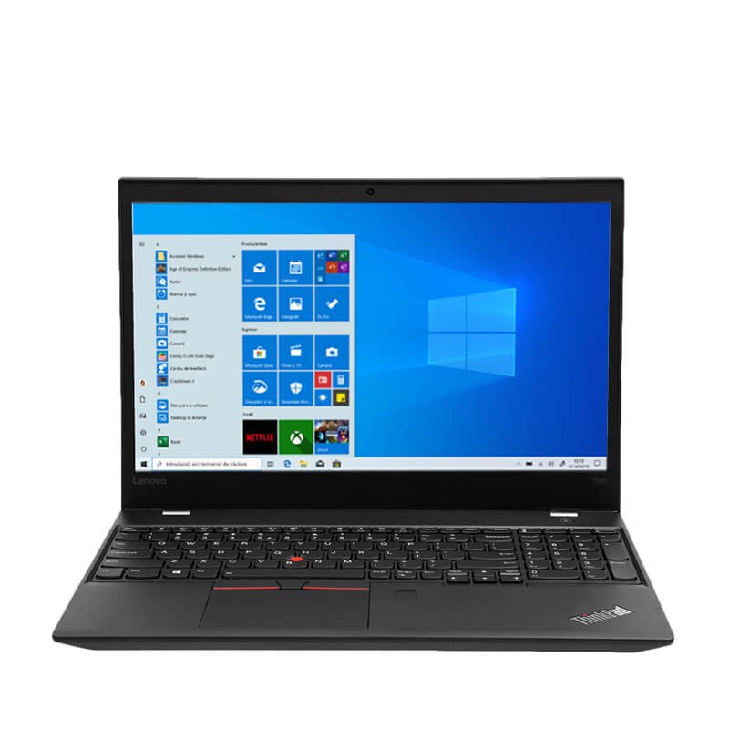Laptop second hand Lenovo ThinkPad T570, Intel i5-7300U, 256GB SSD, 15.6 inci Full HD IPS