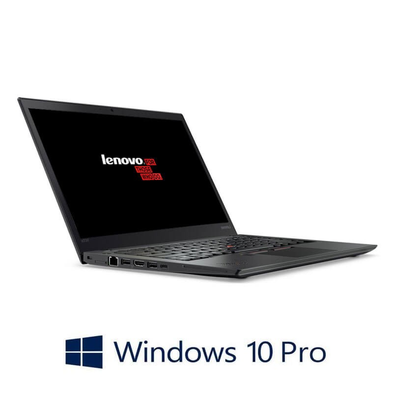 Laptopuri Lenovo ThinkPad T470, i5-6300U, 16GB DDR4, Display NOU FHD, Win 10 Pro
