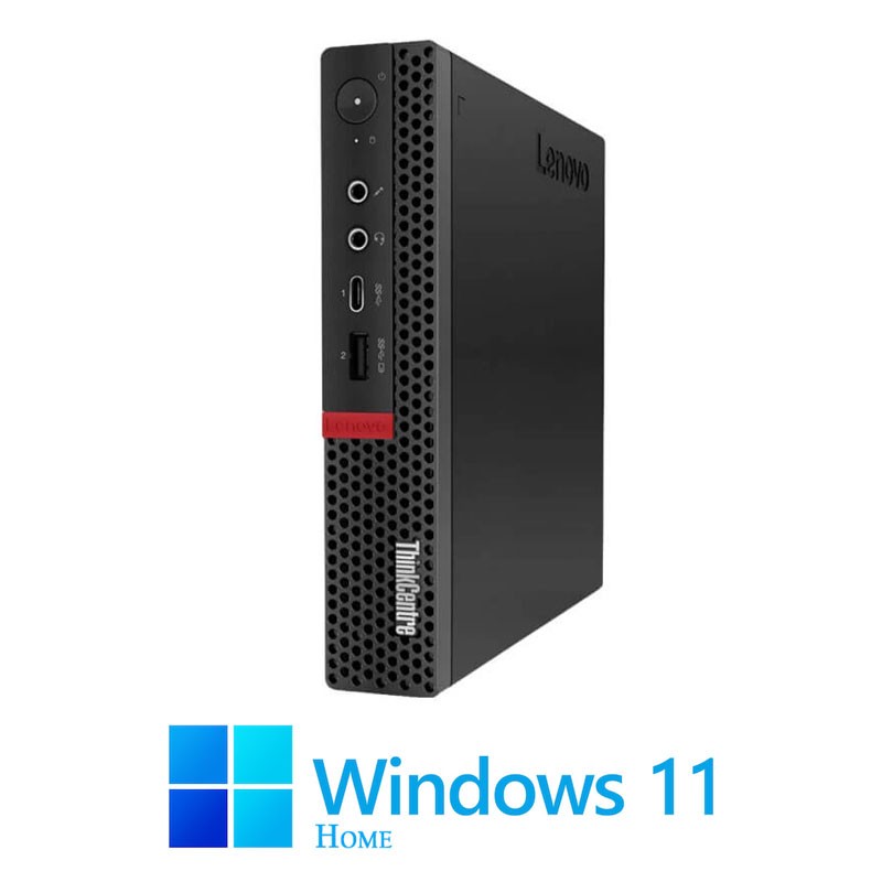 Mini Calculatoare Lenovo ThinkCentre M720q, Hexa Core i5-9500T, 8GB, 256GB SSD, Win 11 Home