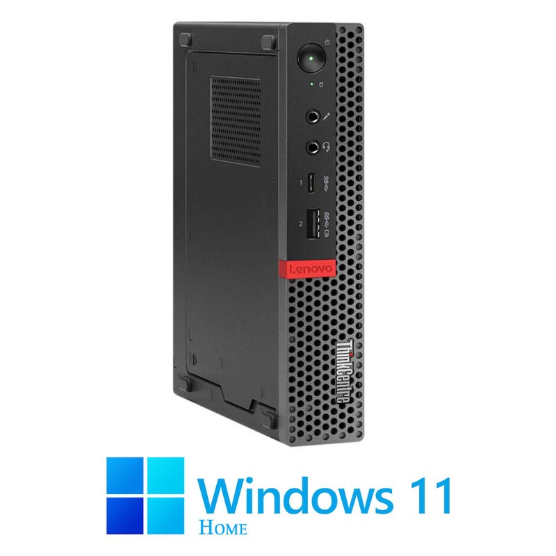 Mini Calculatoare Lenovo ThinkCentre M920x, Hexa Core i5-9500T, 16GB DDR4, Win 11 Home