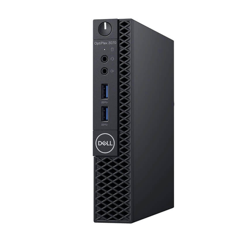 Mini Calculatoare second hand Dell OptiPlex 3070, Hexa Core i5-9500T, 8GB DDR4, 256GB SSD