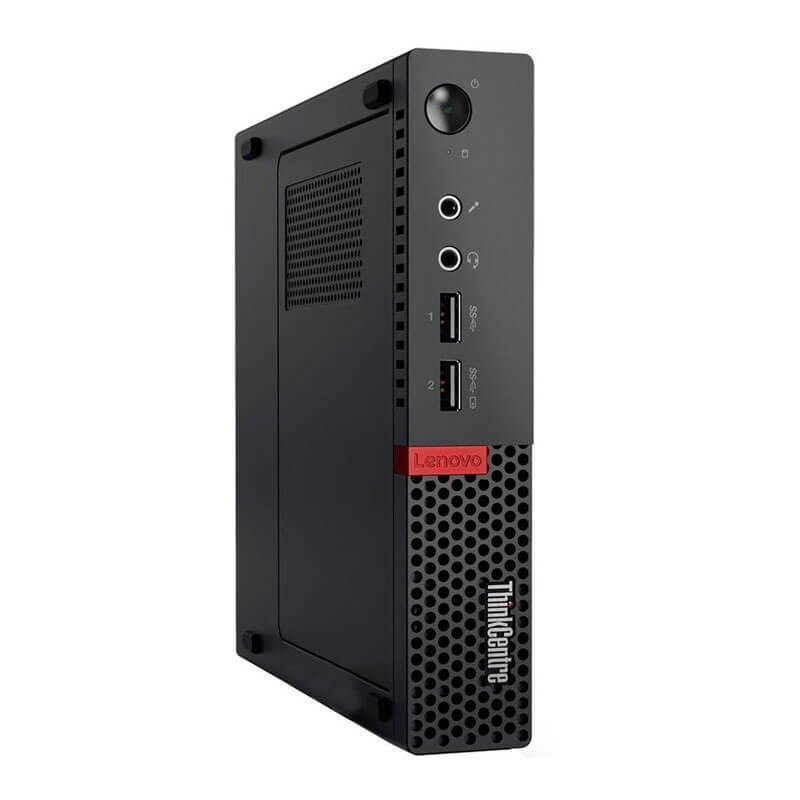 Mini Calculatoare second hand Lenovo ThinkCentre M910q, Intel Quad Core i5-6500T, 256GB SSD