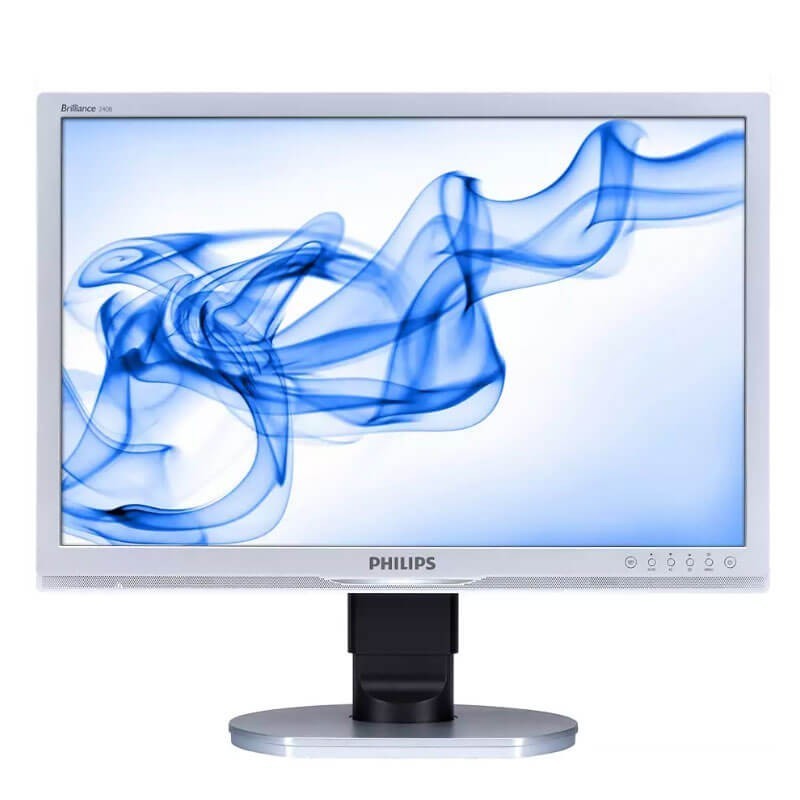 Monitor LCD second hand Philips Brilliance 240B1, Grad A-, 24 inci Full HD