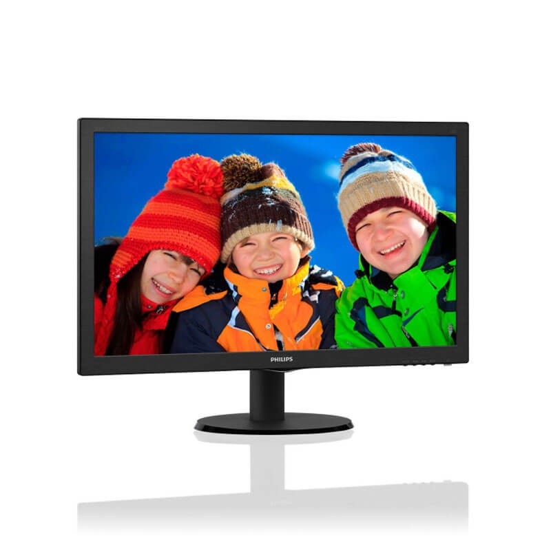 Monitor LED second hand Philips 223V5LSB/00, 21.5 inci Full HD, Grad B
