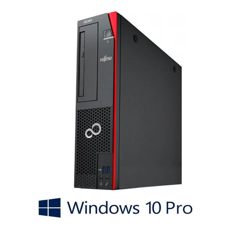 Statie grafica Fujitsu CELSIUS J550 SFF, i5-6500, 8GB DDR4, 256GB SSD, Win 10 Pro