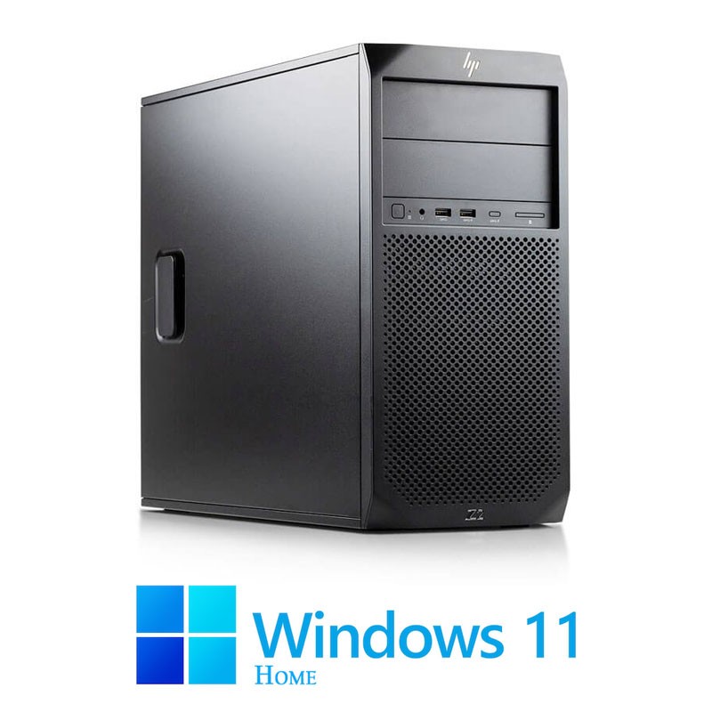Statie grafica HP Z2 G4 Tower, Octa Core i7-9700, 16GB DDR4, 512GB SSD, Win 11 Home