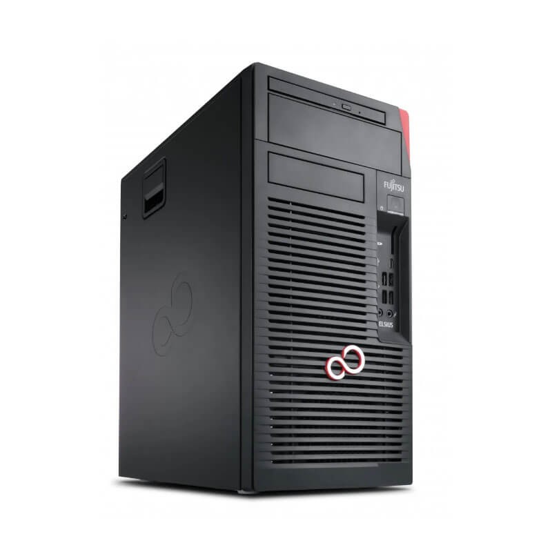 Statie grafica second hand Fujitsu CELSIUS W580, Hexa Core i5-8400, 8GB DDR4, 256GB SSD